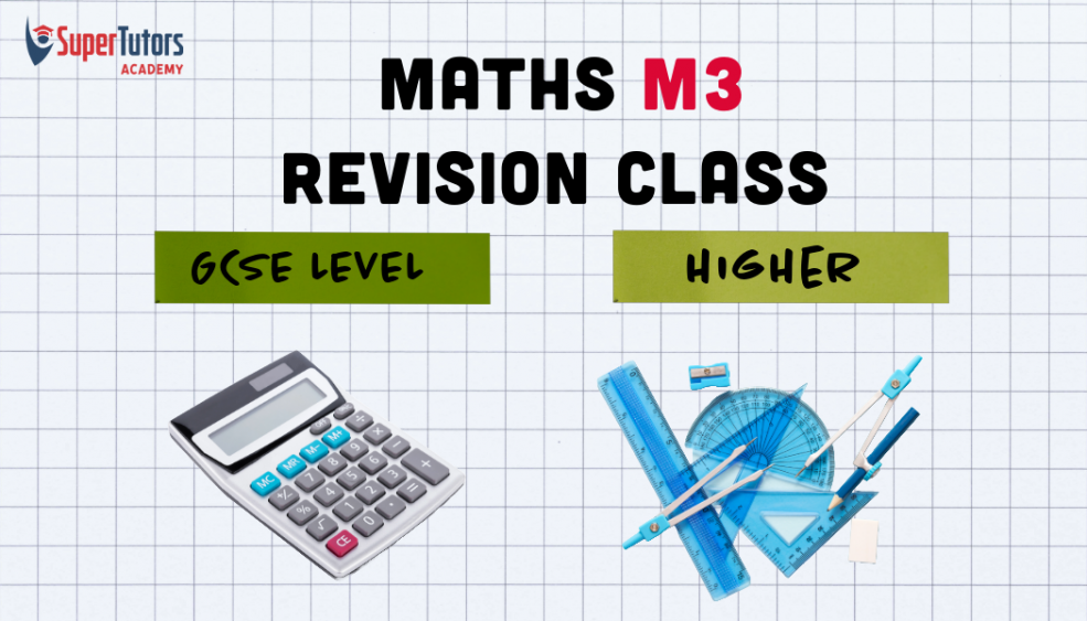 GCSE CCEA Maths M3 (⭐2.5 Hours 2pm-4.30pm⭐)